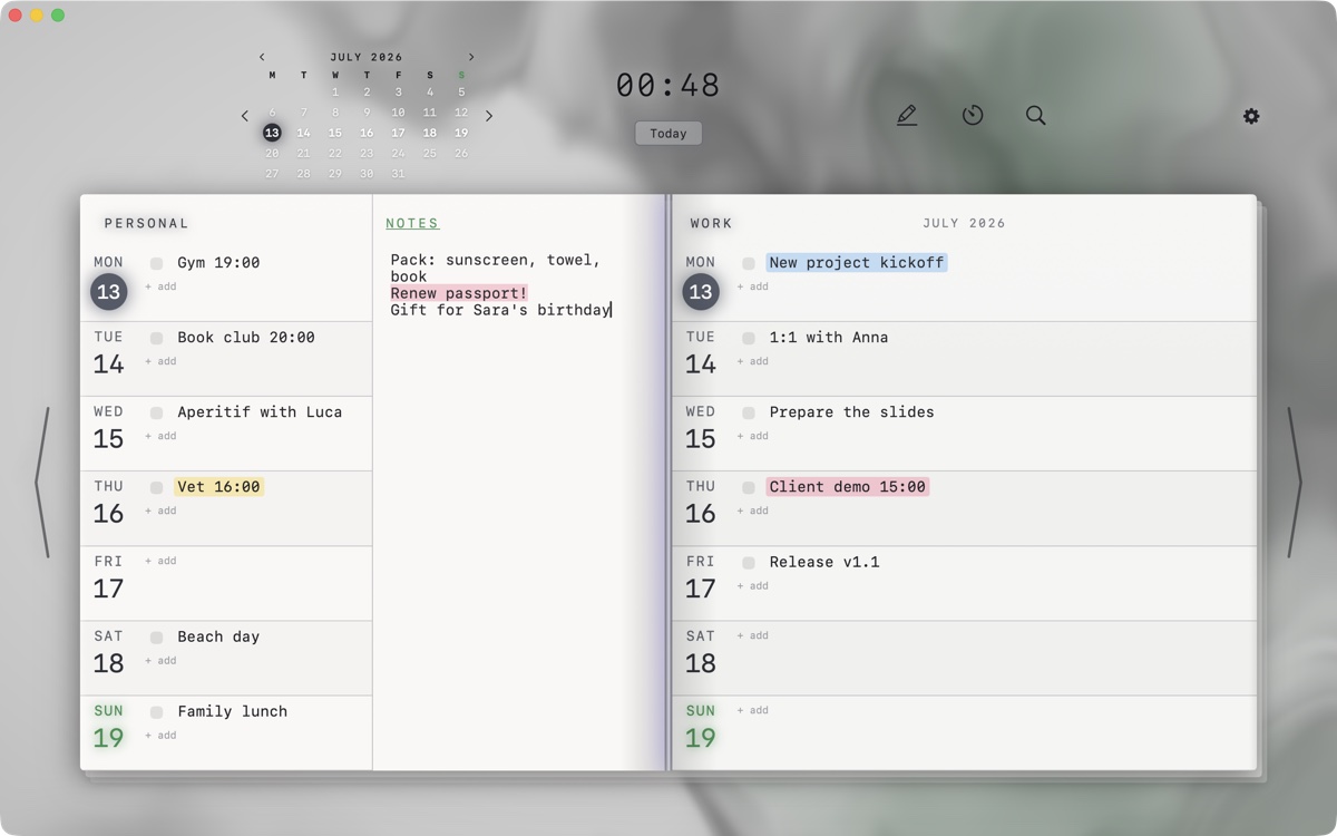 Lab theme on Mac